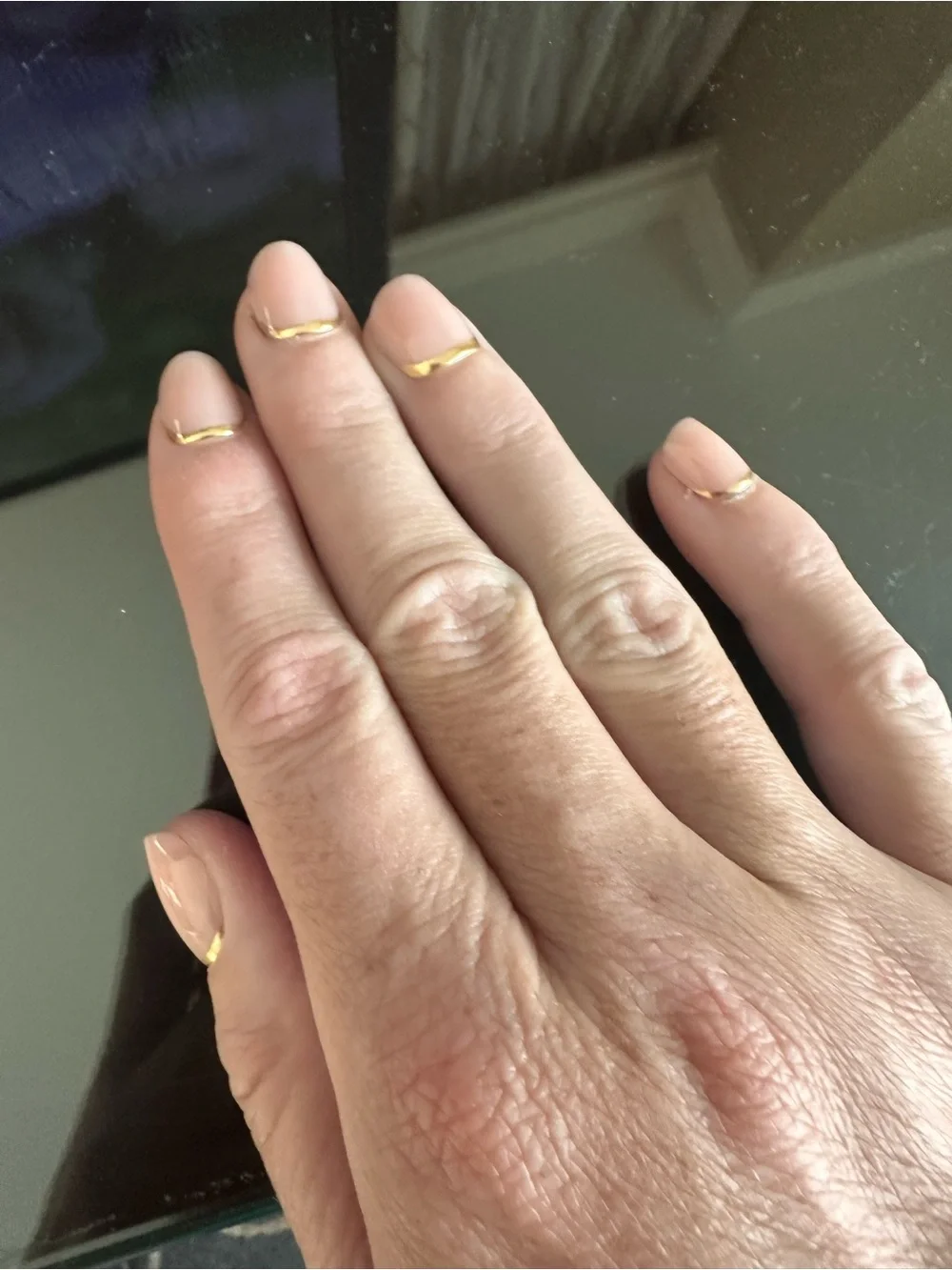 Gel Press-On Reusable Press-On Nails in Nude